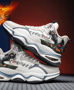 Мъжки баскетболни обувки  връзки и топла подплата 