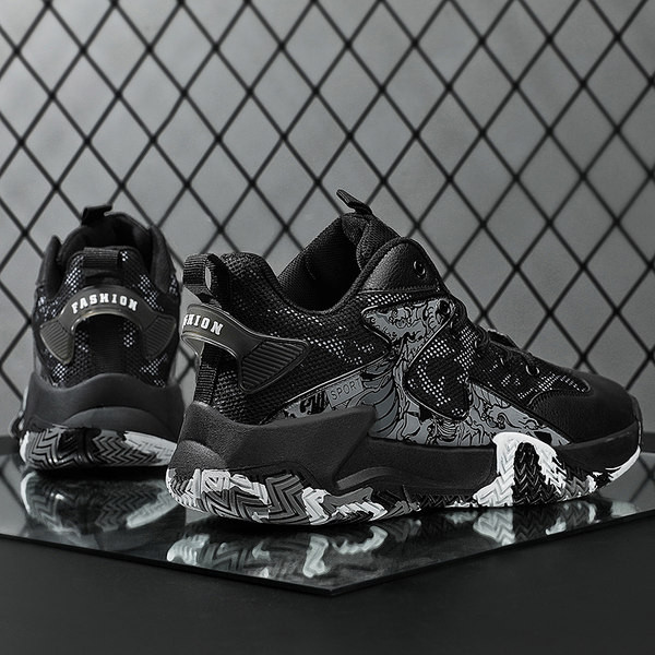 Мъжки баскетболни маратонки с връзки и надпис