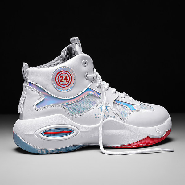 Ανδρικά αθλητικά παπούτσια μπάσκετ δύο μοντέλων με κορδόνια