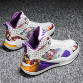 Цветни мъжки маратонки с връзки -подходящи за спорт