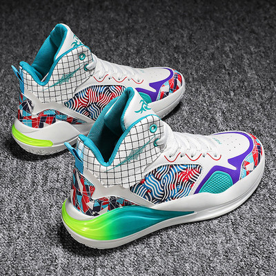 Цветни мъжки маратонки с връзки -подходящи за спорт