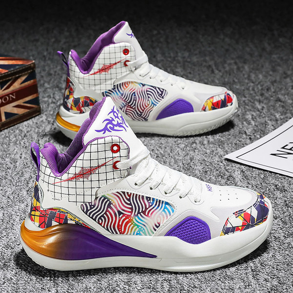 Цветни мъжки маратонки с връзки -подходящи за спорт