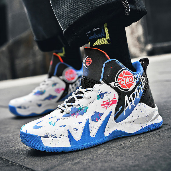 Ψηλά παπούτσια μπάσκετ με κορδόνια