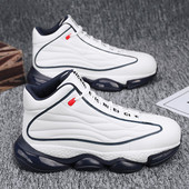 Мъжки баскетболни маратонки с надпис и връзки