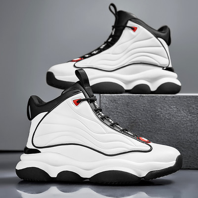 Pantofi de baschet inalti pentru barbati cu sireturi model nou