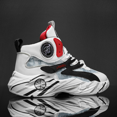 Värviliste taldadega meeste kõrgete tossude uus mudel