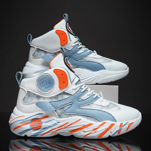 Värviliste taldadega meeste kõrgete tossude uus mudel