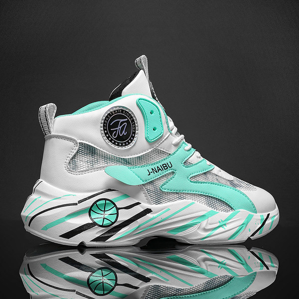 Värviliste taldadega meeste kõrgete tossude uus mudel