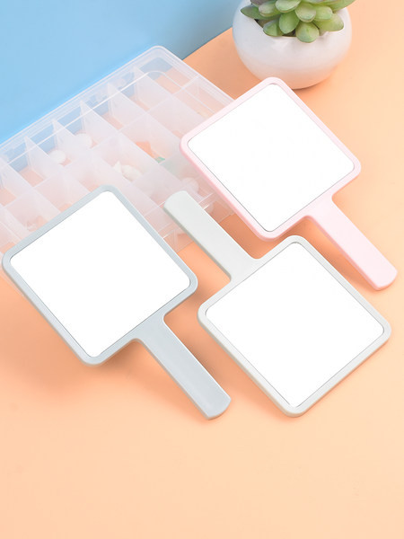 Kozmetikai hordozható tükör négyzet alakú