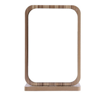 Prijenosno kozmetičko ogledalo s drvenim postoljem