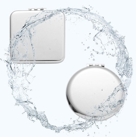 Φορητός καλλυντικός καθρέφτης διπλής όψεως