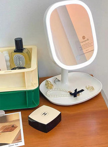 LED kaasaskantav meigipeegel koos lambiga