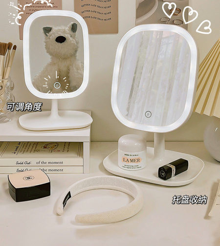 LED kaasaskantav meigipeegel koos lambiga