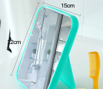 Erinevates värvides kokkupandav naiste peegel