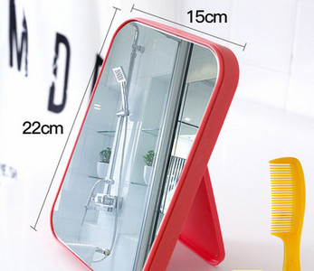 Erinevates värvides kokkupandav naiste peegel