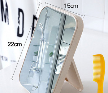 Erinevates värvides kokkupandav naiste peegel