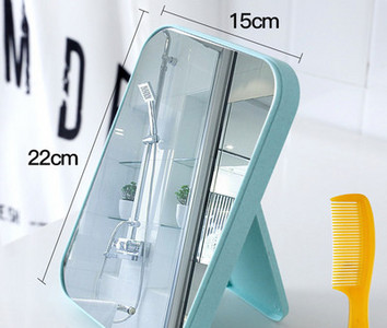 Erinevates värvides kokkupandav naiste peegel