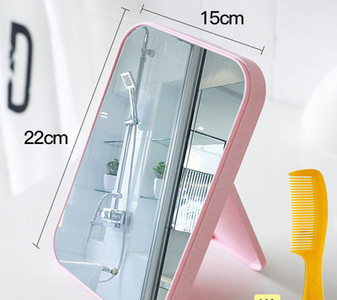 Puidust alusega kosmeetikapeegel