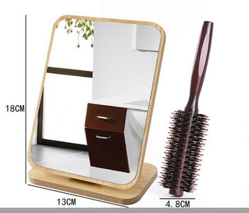 Puidust alusega kosmeetikapeegel