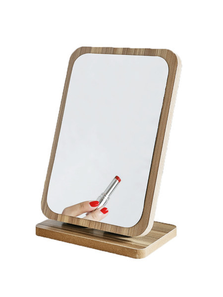 Puidust alusega kosmeetikapeegel