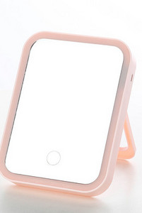 Meigi tegemiseks sobiv LED-peegel koos alusega