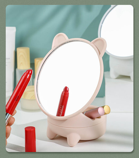 kaasaskantav kosmeetiline peegel koos panipaigaga