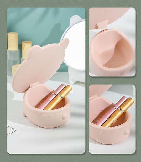 kaasaskantav kosmeetiline peegel koos panipaigaga