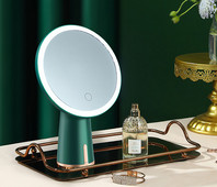 Moodne kahevärviline ümmargune LED-peegel