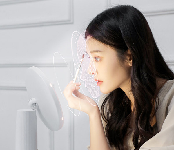 Γυναικείος καθρέφτης με φως LED