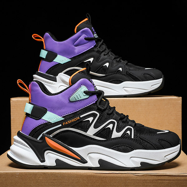 Παπούτσια Μπάσκετ με γράμματα και κορδόνια - Ανδρικά