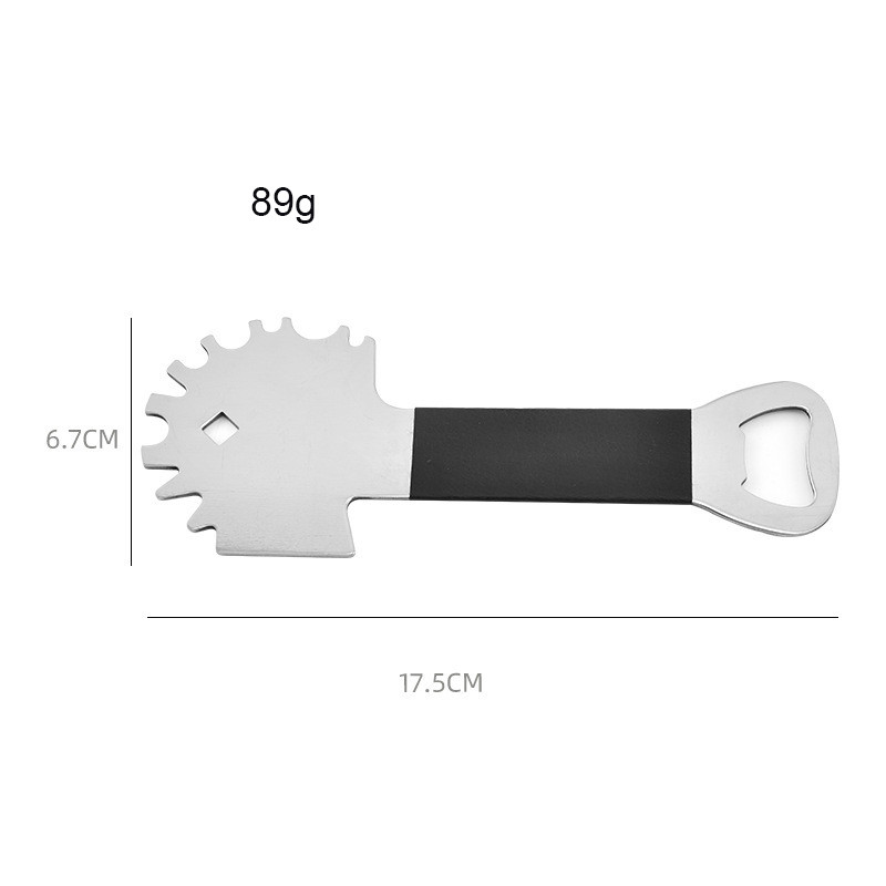 Grila skrāpja rīka BBQ tīrītājs ir piemērots jebkurai grilēšanas režģim vai režģim nerūsējošā tērauda bārbekjū birstes pagarinātais rokturis ar attaisāmo