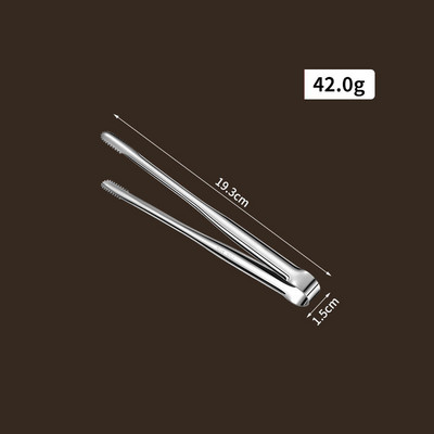 Nerūsējošā tērauda grila knaibles Ēdienu gatavošanas piederumi BBQ cepšanai Sudraba virtuves rīks Kempinga pincetes Clip Barbekjū bufetes restorāns