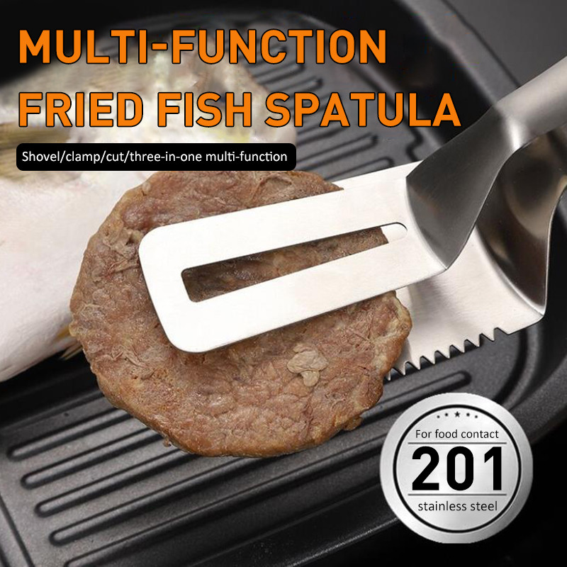 Roostevabast terasest grillklambriga praadimine praad praetud kalaklambritang BBQ mittenakkuv grill-grill telkimine BBQ köögitööriistad