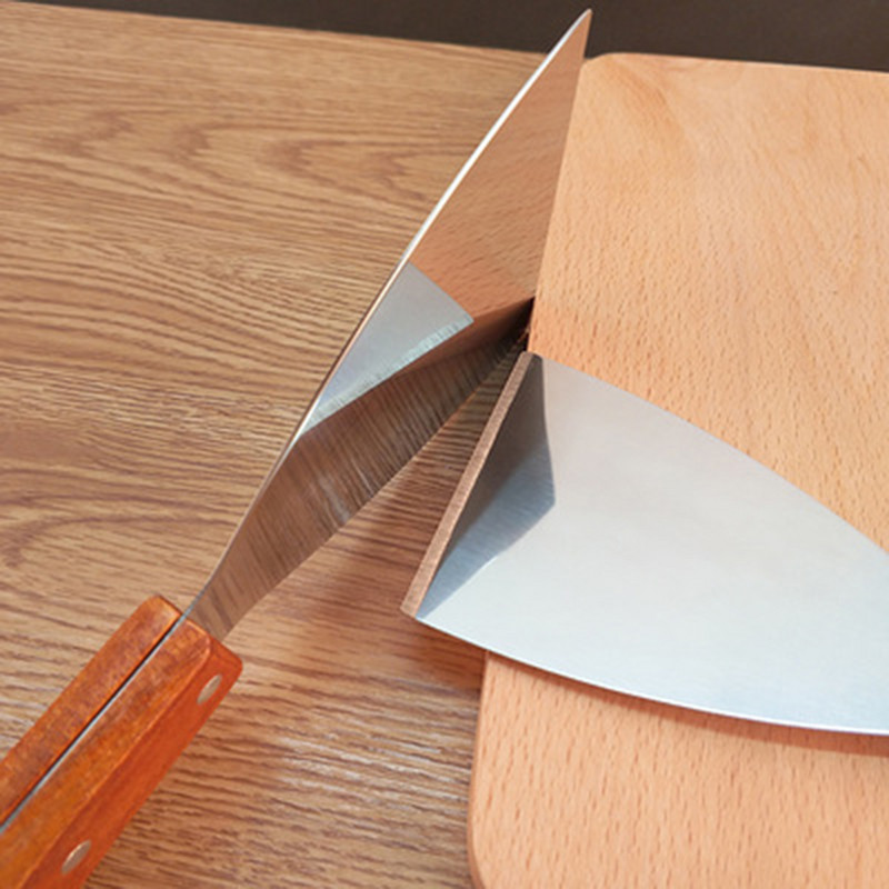 Nerūsējošā tērauda kūka grila cepšanas rīki lāpstiņas mīklas griezējs pica kartupeļu nazis steiks lāpsta nazis salātu skrāpis smalcinātājs Pica