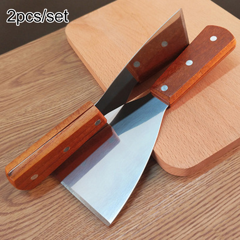 Nerūsējošā tērauda kūka grila cepšanas rīki lāpstiņas mīklas griezējs pica kartupeļu nazis steiks lāpsta nazis salātu skrāpis smalcinātājs Pica