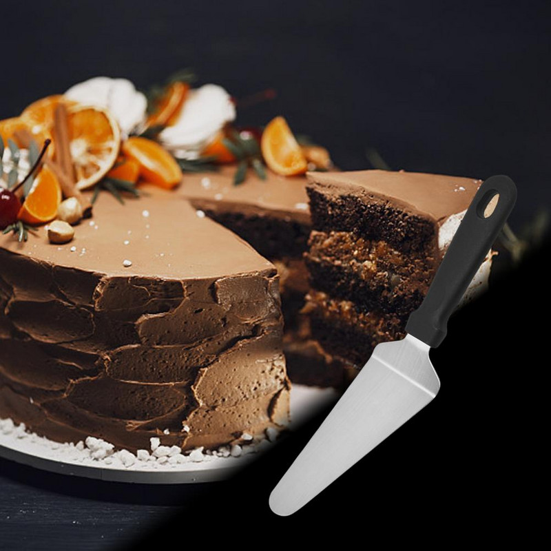 Picas lāpstiņa karstumizturīgs grila skrāpis Ērts rokturis cepšanas lāpsta Virtuve nerūsējošā tērauda BBQ cepšanas trauku lāpsta mājām