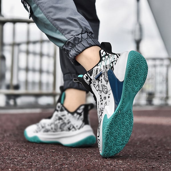 Visoke muške košarkaške tenisice na vezanje