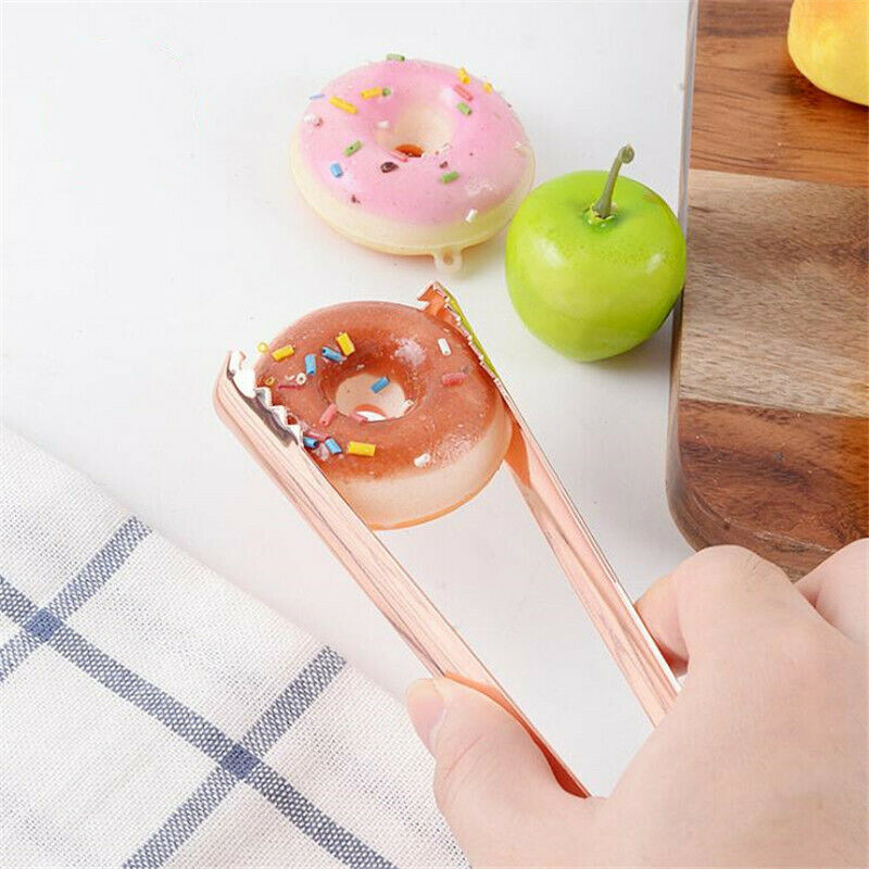 BBQ Clip 304 από ανοξείδωτο χάλυβα εξαιρετικά μακριά τσιμπιδάκια Κλιπ φαγητού BBQ Meat Beef Tong με οδοντωτές άκρες ακριβείας