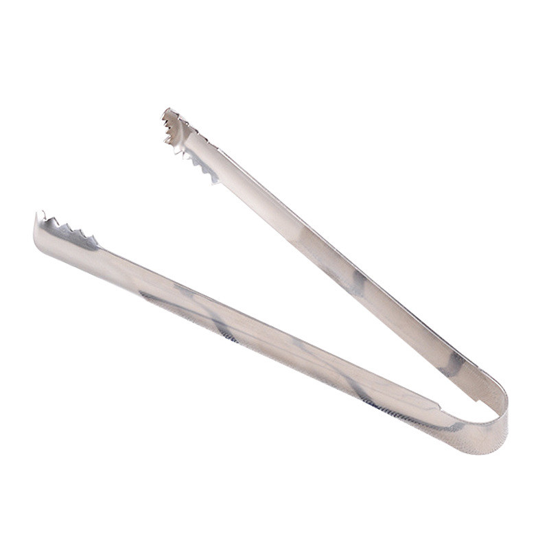 BBQ Clip 304 από ανοξείδωτο χάλυβα εξαιρετικά μακριά τσιμπιδάκια Κλιπ φαγητού BBQ Meat Beef Tong με οδοντωτές άκρες ακριβείας