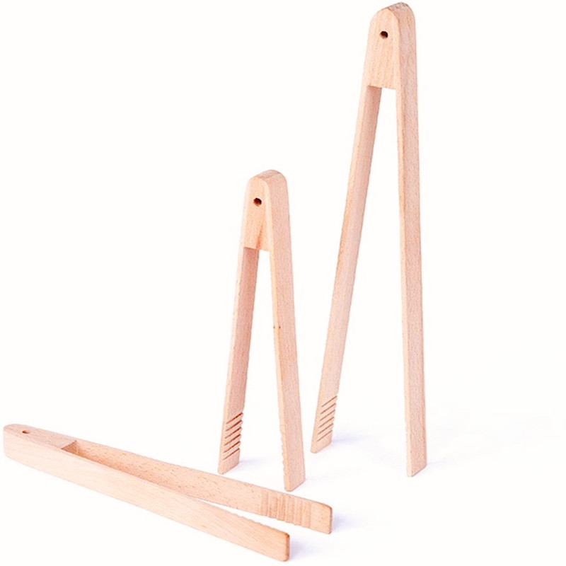 Drvene hvataljke za salatu Kuhinjske hvataljke za kuhanje Pribor za posluživanje Roštilj Alati za kolače Stezaljka za čaj Stezaljka Magnetne bambusove hvataljke za toster