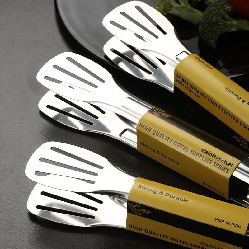 Roostevabast terasest lukustatavad köögitangid, mis sobivad suurepäraselt toiduvalmistamiseks, grillimiseks ja grillimiseks.