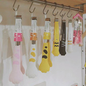 Kassikäpp armas toiduklamber Köögiviljad Salatitangid Roostevabast terasest grillklambrid Toiduvalmistamise tarvikud Köögividinad