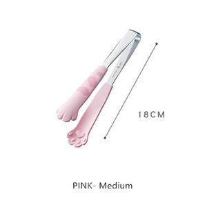 Kassikäpp armas toiduklamber Köögiviljad Salatitangid Roostevabast terasest grillklambrid Toiduvalmistamise tarvikud Köögividinad