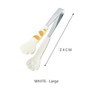 Kassikäpp armas toiduklamber Köögiviljad Salatitangid Roostevabast terasest grillklambrid Toiduvalmistamise tarvikud Köögividinad