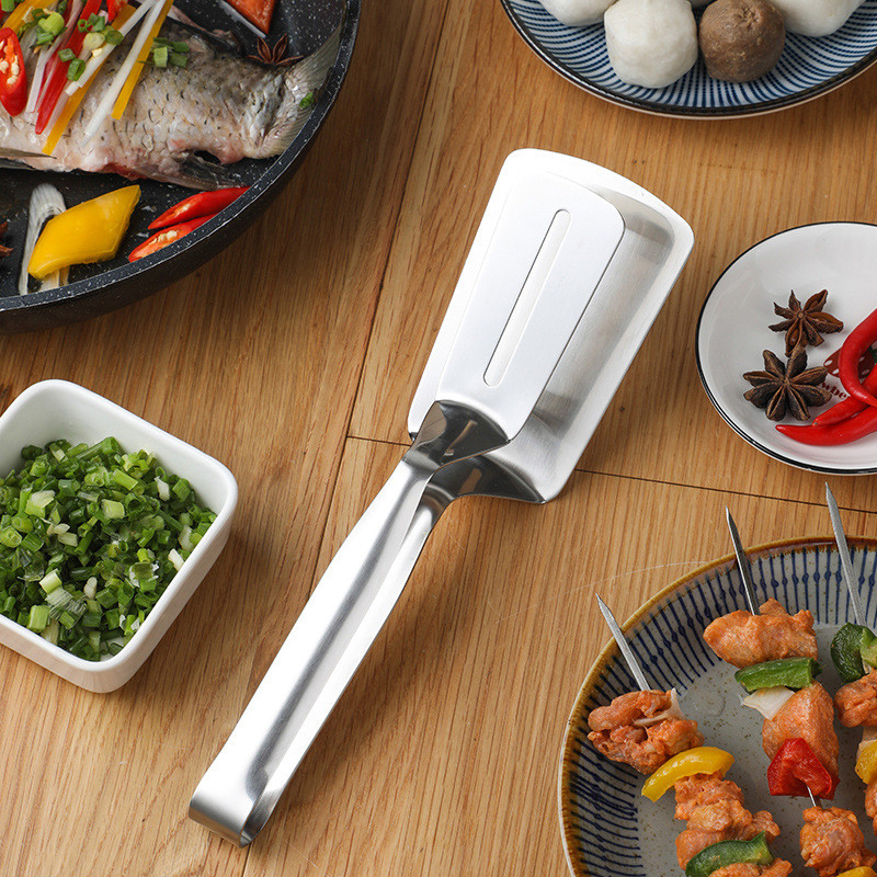 Multifunktsionaalne praadimisklamber praad grilltangid kala praadimine kühvliklamber leivaklamber majapidamispannkoogikühvli köögitööriist
