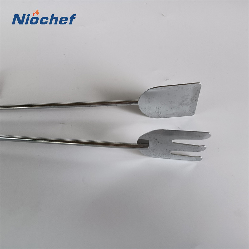 Roostevabast terasest käärid, tüüp grillitud toiduklambrid, grilltööriistad tuletangid välistingimustes kasutatavad vidinad köök grilltangid tarvikud toiduklambrid