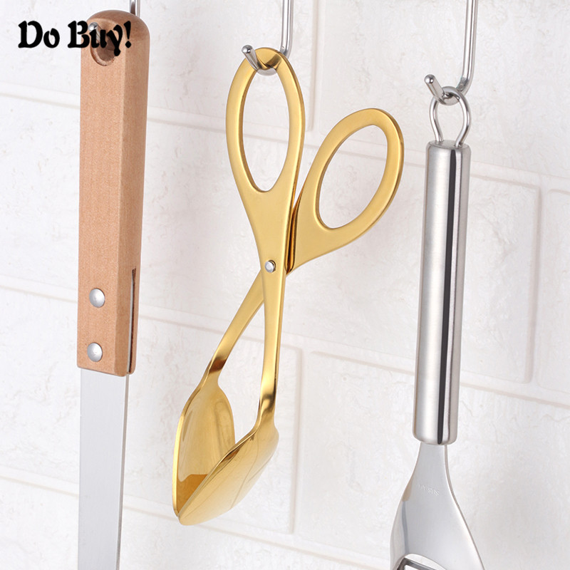 Toidukäärid Tangid Kääride tüüp Mugav toiduklamber roostevabast terasest köögitarvikud Kaasaskantavad tangid vidin