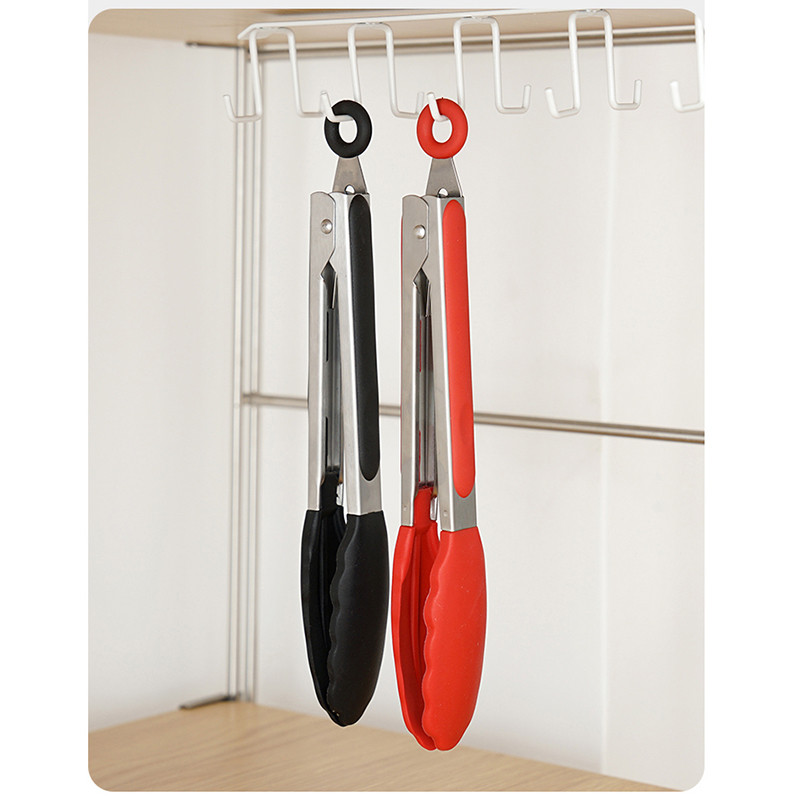 Silikoonist BBQ grilltang salatileiva serveerimistang, mittekleepuv grillklamber, roostevabast terasest tööriist Kööginõud