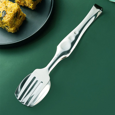 Roostevabast terasest toiduklamber Mitmeotstarbeline BBQ-tangid kala praadimiseks spaatliga klamber pihviklamber Vastupidav koduköögi vidin