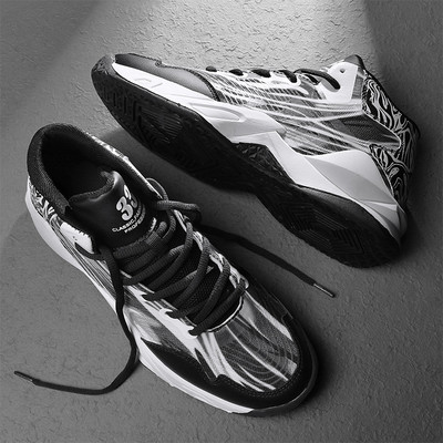 Σπορ ανδρικά sneakers με επιγραφή και κορδόνια-μπάσκετ